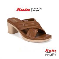 ราคา Bata บาจา Comfit รองเท้าส้นสูงเพื่อสุขภาพ รองรับน้ำหนักเท้า สำหรับผู้หญิง รุ่น SOFT PLUS สีแทน รหัส 7014113 (19996526751)