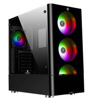 ราคา CASE Tsunami Coolman 205-1 Ablaze ARGB*4 ATX Gaming Case Mid-Tower Tempered เคสคอมพิวเตอร์ สินค้าใหม่ตัวโชว์ (22063680970)