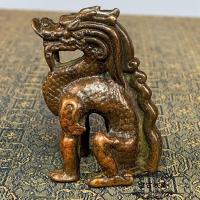 ราคา โบราณ Kirin มงคล Beast Bronze เครื่องประดับเก่ากระเป๋า Pulp ชาสัตว์เลี้ยง Study Town ไม้บรรทัดเล่น Bronze Ware Wenwan คอลเลกชัน 10.11.13 (40623684673)