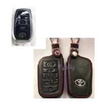 ราคา ซองหนังหุ้มกุญแจรีโมท สำหรับรถยนต์ โตโยต้า" TOYOTA VELLFIRE " " TOYOTA ALPHARD " แบบ SMARTKEY 6 ปุ่มกด (5146622339)