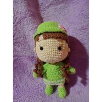 ราคา สาวน้อยชุดเขียว ตุ๊กตาถักไหมพรม (23650511083)