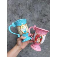 ราคา ถ้วยแก้วพลาสติก ชุดถ้วยแก้วรวม 2 ชิ้น เงือกน้อย + ซินเดอเรลล่า ต้นฉบับ ดิสนีย์ (44410399722)