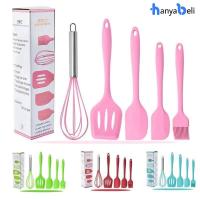 ราคา เท่านั้นซื้อไม้พายชุด 5 ใน 1 อุปกรณ์อบขนม Sutil ทําอาหาร BPA เครื่องมือทําอาหารอเนกประสงค์ (27215240962)
