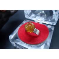 ราคา แหวนอำพัน ตัวเรือนเงินแท้ (19220965472)