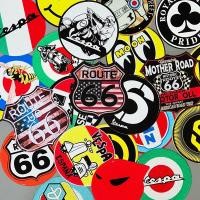 ราคา 3D สะท้อนแสงรถจักรยานยนต์แม่เหล็กสติกเกอร์อุปกรณ์เสริมรถ Decals สําหรับ VESPA GTS GTV LX LXV SPRINT 50 125 150 200 250 300 300ie (57652451943)