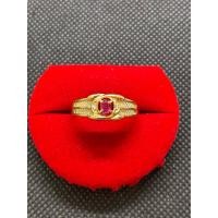 ราคา สินค้าหลุดจำนำแหวนเพชรแท้+ทับทิมแท้ตัวเรือนทอง18K+Pt เพชร1ตังค์2เม็ดทับทิม10ตังค์1เม็ด เเหวนไซต์60 หนัก3.27กรัม (25112601125)