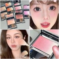 ราคา ESTHER Powder Blusher, Gradient Color Pearlescent Glitter Blusher Eyeshadow Palette, Multi-Purposes Highlight Natural Brightening Expansise Color Blusher Universal (27136749245)