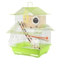 ราคา Parrot Bird Cage Parakeet Metal Birdhouse Heightening Breeding Cage Bird Nest Pigeon Supplies Facto (55501925889)