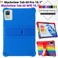 ราคา สําหรับ Blackview Tab60 Tab 60 Pro Wifi 10.1 นิ้ว 2025 ขาตั้งปรับได้หนาสี่มุมกรณีกันกระแทกซิลิคอนปกหลัง (29137023666)