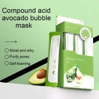 ราคา Compound Cleansing Facial Mask Facial Mask Pore Avocado Bubble Smearing Facial Mask (43855825952)