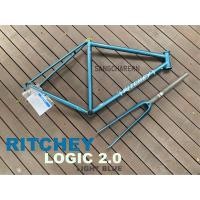 ราคา เฟรมเสือหมอบโคโมลี่ RITCHEY LOGIC 2.0 สีฟ้า พร้อมตะเกียบ และ ถ้วยคอ (9499640131)