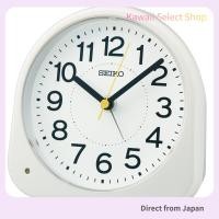 ราคา 【Seiko Clock】นาฬิกาปลุกแบบอนาล็อก ตั้งโต๊ะ มองเห็นเวลากลางคืนได้ ขนาด 113×116×66 มม. สีขาว/เงิน【Direct from Japan】 (55102686319)