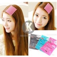 ราคา แผ่นแปะผม 1 ซอง 2 ชิ้นใช้แปะผมขณะแต่งหน้า ❣️ใช้ได้บ่อยตามต้องการ สามารถล้างทำความสะอาดได้ kd99 (24083297385)