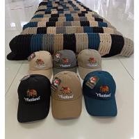 ราคา หมวกแก๊ป ปักลายช้าง ปรับขนาดได้ (พร้อมส่ง) สีเข้าใหม่ 10 สี ❤️ (23073290276)