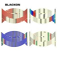 ราคา BLACKON สติ๊กเกอร์ติดล้อรถจักรยานยนต์สําหรับอุปกรณ์มอเตอร์ไซค์ขอบลายเทป 17 "18" สติ๊กเกอร์ติดจักรยานมอเตอร์ไซด์ขอบเทป (41176203431)
