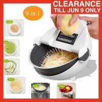 ราคา (STAINLESS STEEL) EW Multi-functional Kitchen Tool Cutter เครื่องขูดเครื่องตัด Pemotonong Sayuran 多能厨房房房房间功机 [ฟรี RM 50 VOUCHER] (23568809999)