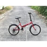 ราคา จักรยานพับเล็ก เก่าญี่ปุ่น ยี่ห้อ JEEP แท้ สีแดงสวยๆ เฟรมเหล็ก ไม่มีโช้ค (คันที่ 1 บังจานขาว) (TL) (8321463789)