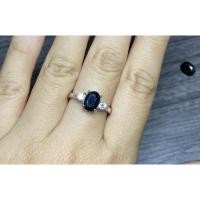 ราคา แหวนนิลดำ พลอยแท้ ตัวเรือนเงินแท้ Silver 92.5% (14648697991)