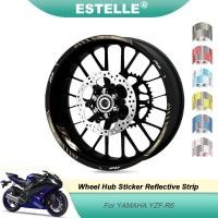 ราคา Motorcycle Sticker Front&Rear Edge Rim Wheel Decals Reflective Waterproof Stickers ForYamaha YZF R6 (45602326420)