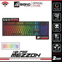 ราคา SIGNO E-Sport Wireless Mechanical Gaming Keyboard MEZZON รุ่น KB-752 (คีย์บอร์ด เกมมิ่ง) (22187781803)