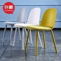 ราคา เก้าอี้ออกแบบความรู้สึก ผู้มีอิทธิพล พนักพิงพลาสติกในครัวเรือนสีขาวโต๊ะแต่งหน้าเก้าอี้รับประทานอาหารเก้าอี้โมเดิร์นเรียบง่ายนอร์ดิก n4www (45152579113)