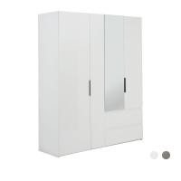 ราคา INDEX LIVING MALL ตู้เสื้อผ้า 4 บานพร้อมกระจก รุ่นแมกซี่ (25454556574)