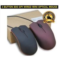 ราคา USB 3 ปุ่ม 800 DPI WIRED MINI OPTICAL MOUSE เมาส์ USB OPTICAL MOUSE ECONOMIC (43010125629)