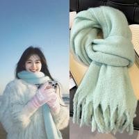 ราคา การเปลี่ยนแปลง ผ้าพันคอไหมพรมกันหนาวผู้หญิงสไตล์เกาหลีสวยและอบอุ่นลายหมากรุกทุกสี ดํา แดง เทา น้ําเงิน (40673294166)