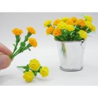 ราคา ดอกดาวเรืองจิ๋ว (ราคา/ชิ้น) marigold ดอกดาวเรือง งานดินปั้น ไม้มงคล ของจิ๋ว ดินปั้น (20713520470)