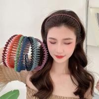 ราคา ที่คาดผมสีฝ้าสำหรับผู้หญิงที่คาดผมหน้าม้ามีฟันสไตล์เกาหลีที่คาดผมแบบกดหยักแบบเรียบง่ายที่คาดผมล้างหน้า (29259851151)