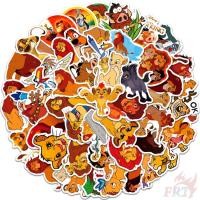 ราคา 50Pcs/Set ❉ The Lion King Series 01 Stickers ❉ Simba DIY Fashion Waterproof Doodle Decals Stickers (29769880316)
