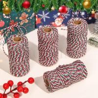 ราคา Three-color Mix Craft Twine - เครื่องใช้ในบ้านปีใหม่ - เทศกาล DIY Wrap Cotton Twine - 100M Christmas Wrapping String Rope - สําหรับปัจจุบันบรรจุภัณฑ์, ตกแต่งคริสต์มาส (25838769822)