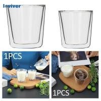 ราคา [Loviver] แก้วเก็บความเย็นสองชั้น, แก้วน้ําใสทนความร้อน, ถ้วยกาแฟแก้ว (40168329875)