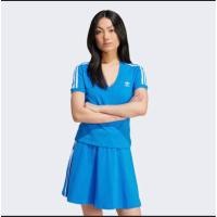 ราคา เสื้อยืดสีน้ำเงินแถบขาว เข้ารูป ผ้ทยืดใส่สบาย คอวี size m (28586726981)