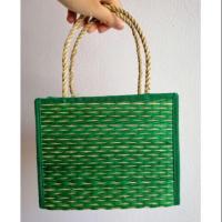 ราคา กระเป๋าแฮนด์เมด ทำจากเสื่อ​กก​ (1960510354)