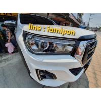 ราคา ครอบไฟหน้า + ครอบไฟท้าย Toyota Revo 2018-2020 ดำด้าน คารบอน (5220909043)