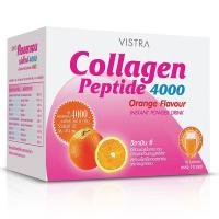ราคา VISTRA Peptide Collagen 4,000mg. Orange Flavor วิสตร้า คอลลาเจน รสส้ม แบบชงดื่ม เพื่อผิวขาวใส x 10ซอง (3306562167)