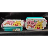 ราคา กล่องข้าว ปิ่นโต กล่องใส่อาหารเด็ก หมีพู pooh (6142130588)