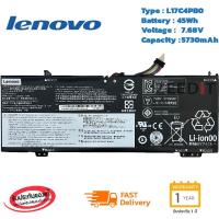 ราคา (ส่งฟรี ประกัน 1 ปี)Lenovo แบตเตอรี่ Battery Notebook Lenovo Yoga 530-14IKB Series Flex 6-14IKB L17M4PB0 L17C4PB0 ของแท้ (20812625407)