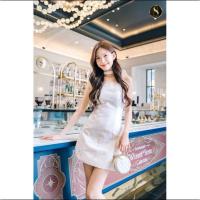 ราคา เดรสขนนก งานป้าย 8 studio (25664493602)