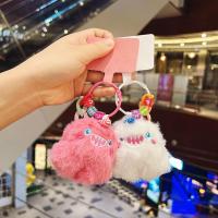ราคา น่ารัก Plush ฟัน Snow Monster Lanyard อุปกรณ์เสริมสำหรับโทรศัพท์มือถือ Anti Walk Lost Lanyard (24061097185)