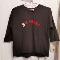 ราคา Sale!!! เสื้อยืด portland แท้ มือสอง สีเทาเข้ม ไม่มีตำหนิ อก 44 เอว 44 ยาว 24 (2291891246)