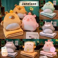 ราคา JANELAXE หมอนพร้อมผ้าห่ม,พร้อมมืออุ่นการ์ตูน Capybara Napping หมอนรถ,น่ารักขาปกตุ๊กตา 3 ใน 1 ผ้าห่มอุ่นสํานักงานของขวัญ (57051256241)