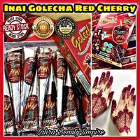 ราคา MERAH INAI GOLECHA RED CHERRY 1 CONE HALAL RED NAIL HEENA PASTE สีแกะสลัก (28292015159)