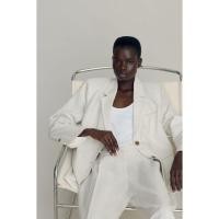 ราคา H&M(เอชแอนด์เอ็ม) เบลเซอร์ผสมลินิน ผู้หญิง 1292876_1 (43752185607)