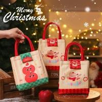 ราคา 2025 Christmas Christmas Eve การ์ตูน Bento Apple Insulated Tote Bag นักเรียนกล่องอาหารกลางวันแบบพกพา 25.11.18 (41176517213)