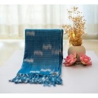 ราคา Thara II Scarves/Shawls ผ้าคลุมไหล่ ผ้าพันคอ ผ้าซีกวง ย้อมครามสีธรรมชาติ (23953767790)