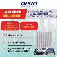 ราคา [CBFG-4001]กรองแอร์Isuzu D-MAX 02-2019,MU-7 07-13,Chevrolet COLORADO 04-11 ยี่ห้อ AISIN (41413541749)