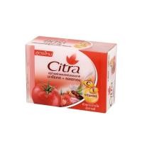 ราคา CITRA Tomato+Collagen Whitening Scrub ซิตร้า สบู่ มะเขือเทศ+คอลลาเจน ไวท์เทนนิ่ง สครับ 110 กรัม (16444710788)