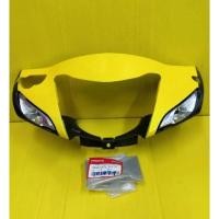 ราคา หน้ากากหน้าเวฟ100Sปี2005ยูบ๊อก****สีเหลืองอะไหล่แท้เบิกศูนย์Honda (26359182362)